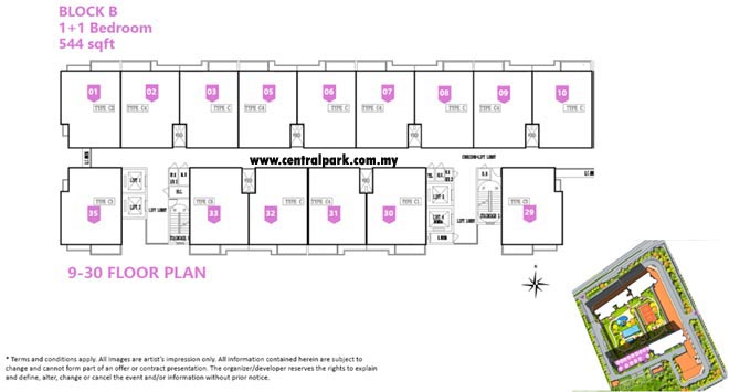 Affordable Apartment for Sale, Central Park @ Damansara Aliff, Johor Bahru. For full details, please visit us at www.CentralPark.com.my